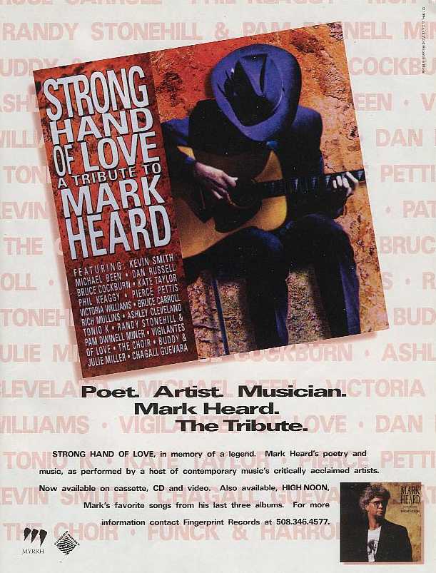 Strong Hand Of Love advertising that appeared in CCM Magazine August 1994